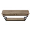 Accent Table, Console, Entryway, Narrow, Sofa, Living Room, Bedroom, Contemporary, Modern - Taupe - Image 3