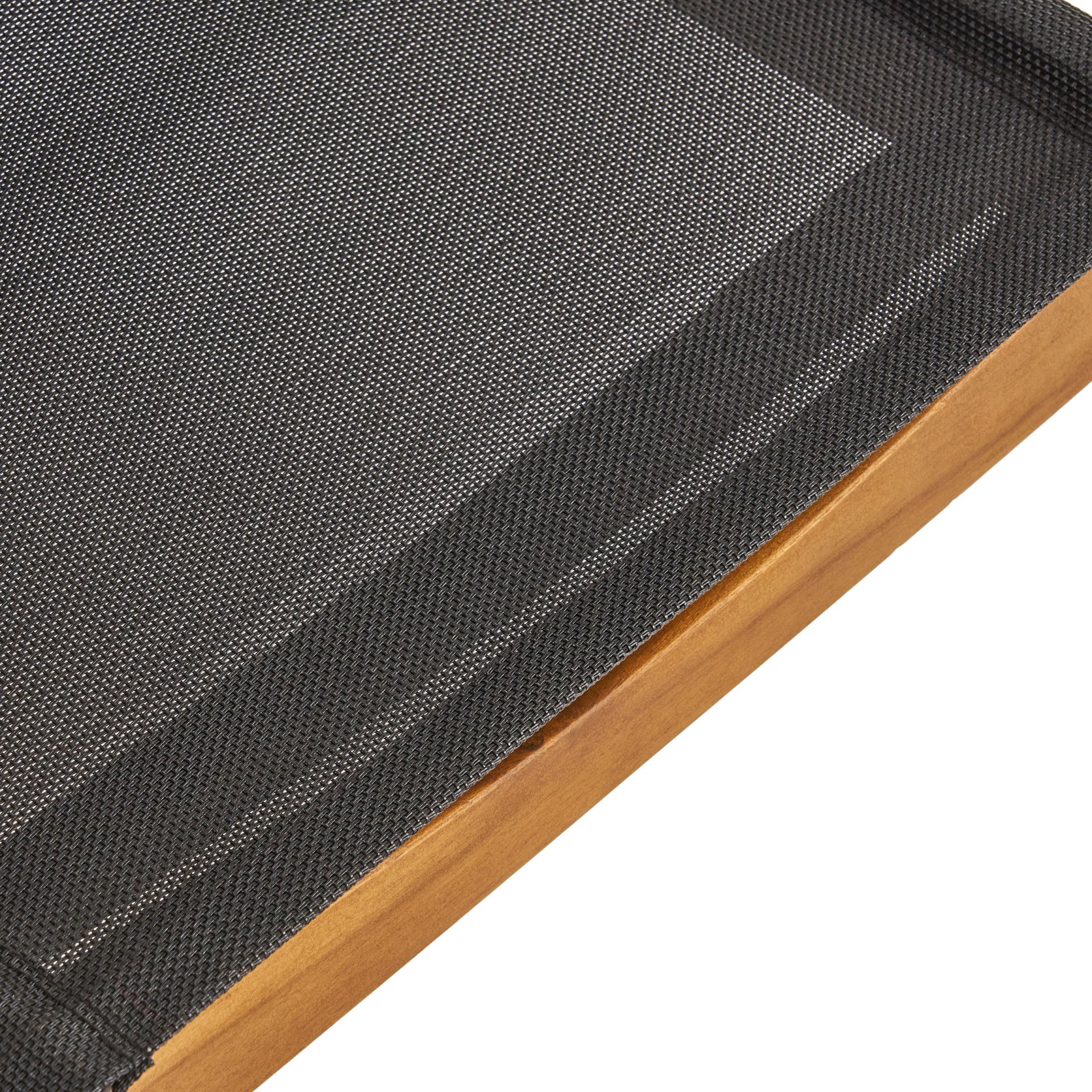 Dining Chair With Frame And Mesh Seating (Set of 2) - Teak - Image 13