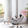Reclining Chair - Gray - Image 5