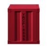 Cargo - Nightstand With USB - Red - Image 2