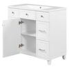 Bathroom Vanity Cabinet With Sink Top Combo Set, Single Sink, Shaker Cabinet With Soft Closing Door And Drawer - White - Image 14