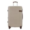 4 Piece Luggage Set Suitcase Set, Abs Hard Shell Lightweight Expandable Travel Luggage With 4 Packing Cubes, Tsa Lock, Spinner Wheels (16 / 20 / 24 / 28) - Khaki - Image 9