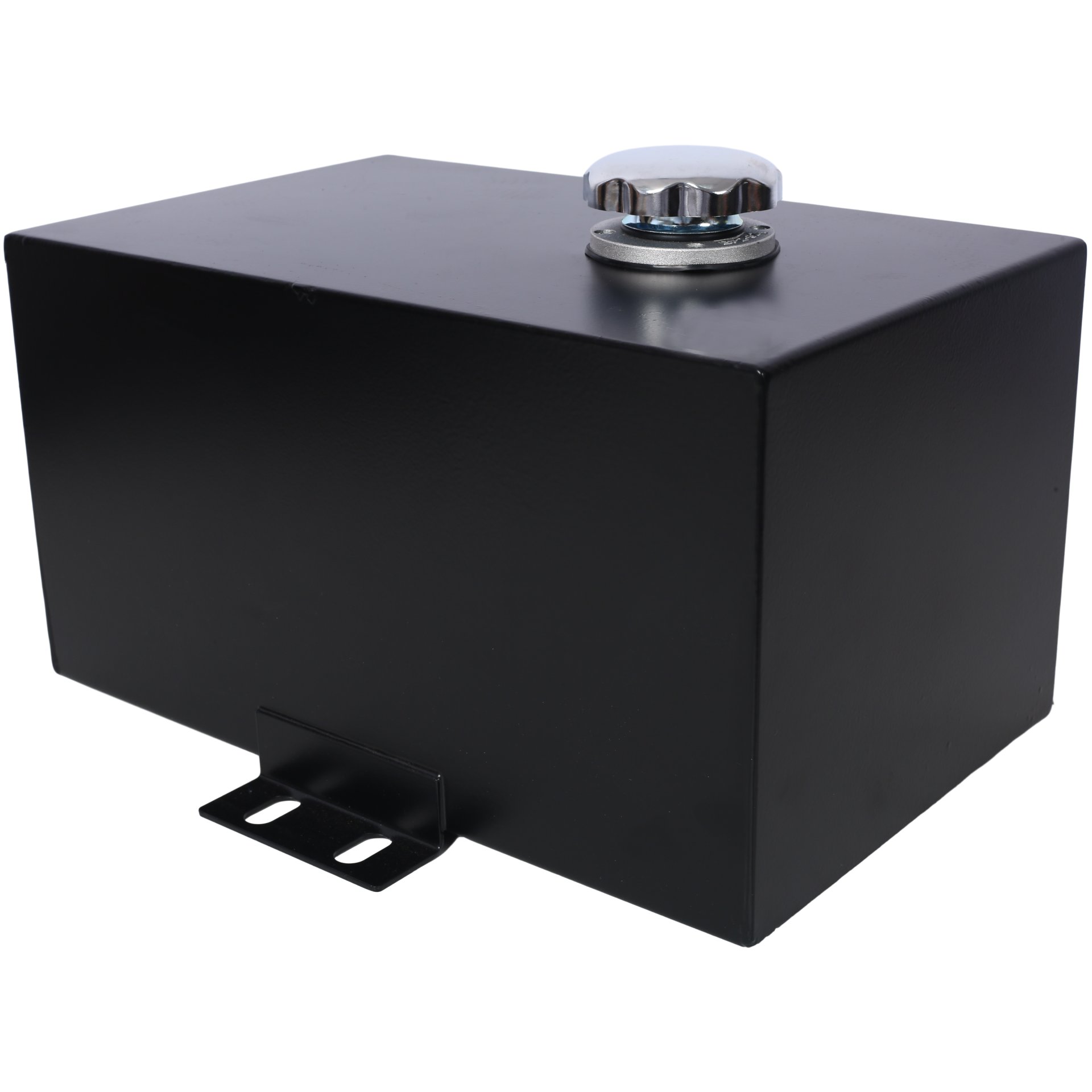 Heavy Duty 5 Gallon Steel Hydraulic Fluid Reservoir Tank With Mounting Foot, 14 Gauge - Black - Image 6