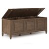 Connaught - Storage Bench Trunk - Natural Aged Brown - Image 3