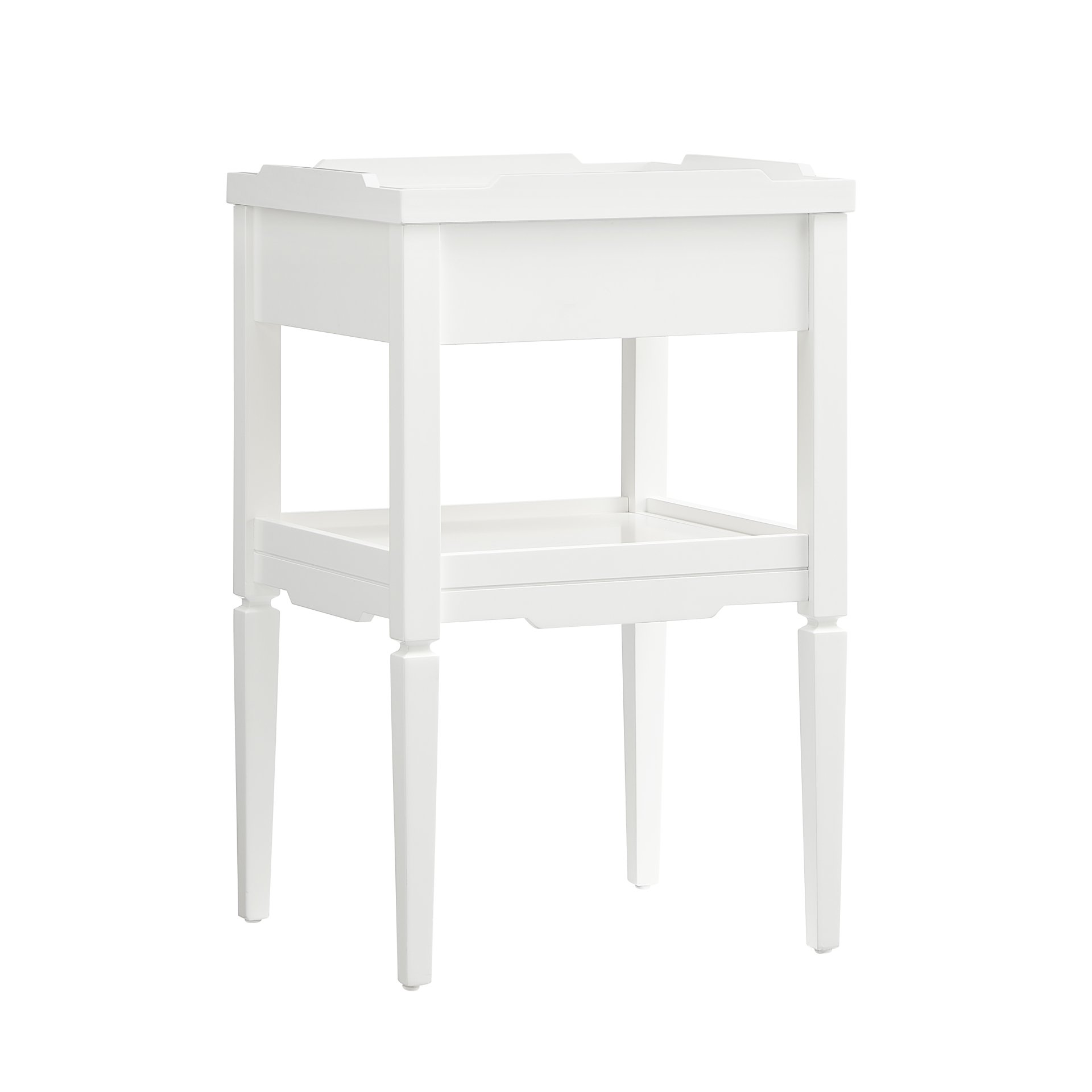 Foley - 1 Drawer Nightstand With Pull - White - Image 5