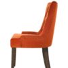 Farren - Velvet Weathered Side Chair (Set of 2) - Orange - Image 3