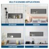 Stainless Steel Shower Niche 37" X 13" For Bathroom And Kitchen - Gunmetal Black - Image 8