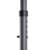 Manual Retractable Patio Awning UV Resistant Polyester Sun Shade With No Drill Installation - Gray - Image 5