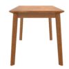 5 Pieces Rectangle Wooden Dining Table Set, Mid Century Modern Kitchen Table And 4 Upholstered Chairs For Home, Saving Space - Brown / Gray - Image 15