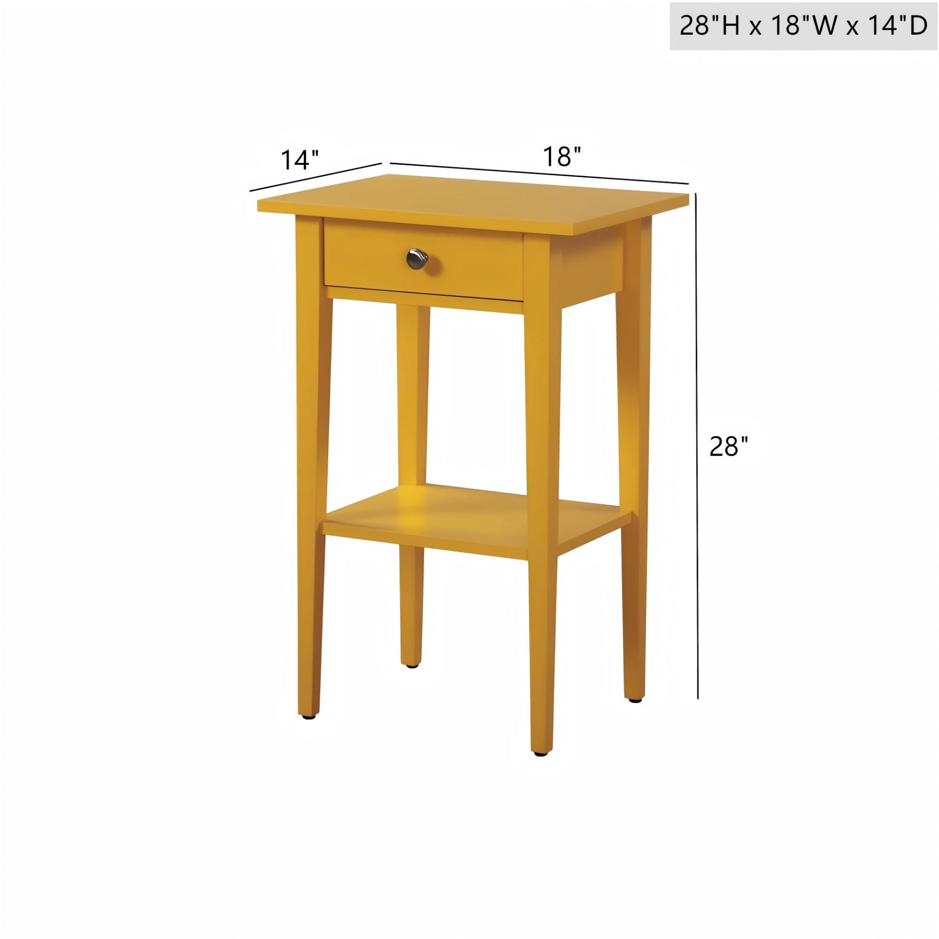 Nightstand - Yellow - Image 3