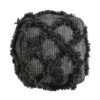 Jumanji - Handcrafted Wool And Cotton Pouf - Brown - Image 4