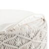 Coates - Round Macrame Pouf - Natural - Image 4