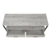 TV Stand, Console, Media Entertainment Center, Storage Drawers, Living Room, Bedroom, Contemporary, Modern - Gray - Image 4