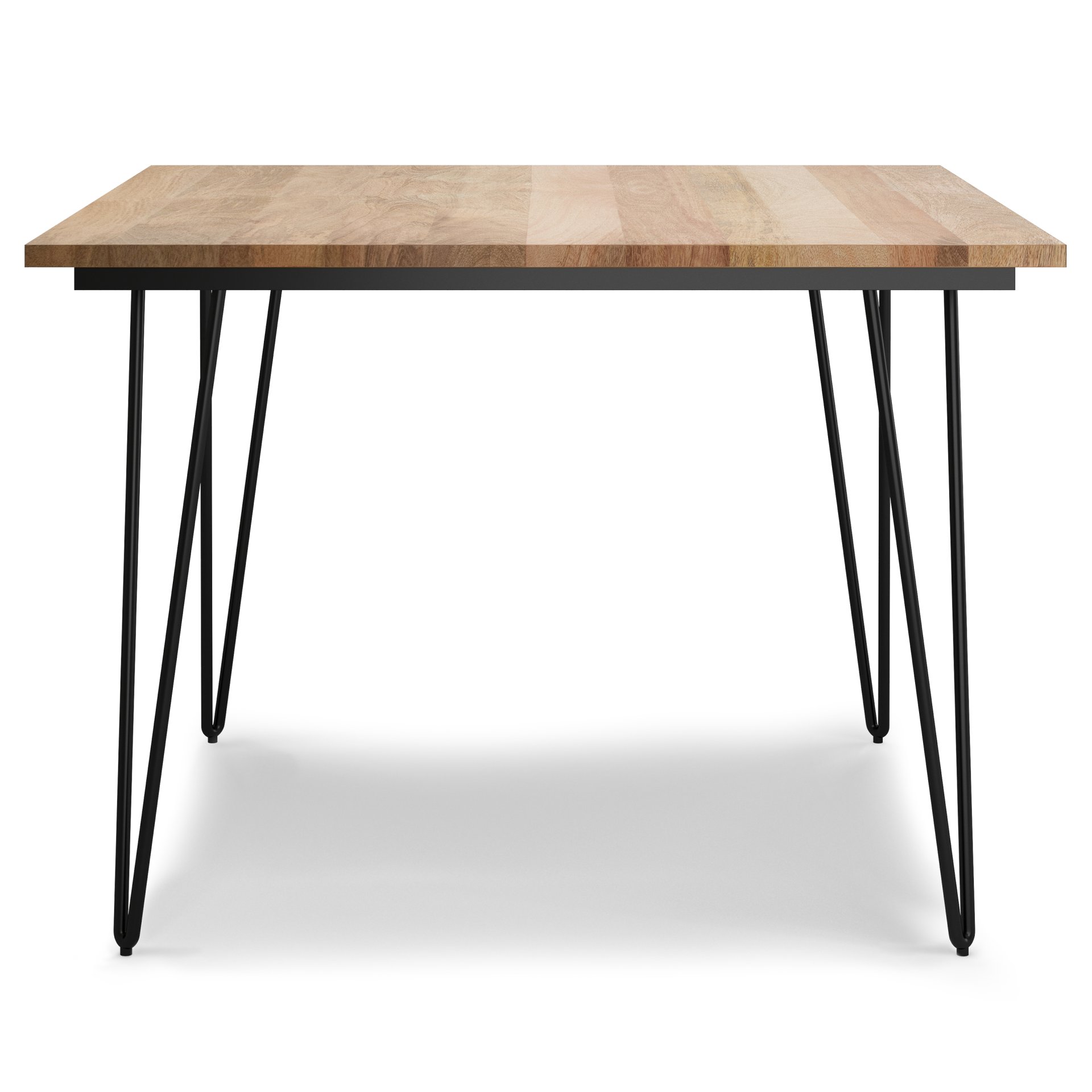 Hunter - Square Dining Table - Natural - Wood - Image 6