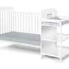 Ramsey - 3 In 1 Convertible Crib, Changer Combo - White - Image 4