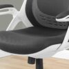 Office Chair, Adjustable Height, Swivel, Ergonomic - White - Image 9