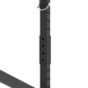 Heavy Duty Freestanding Kayak Storage Rack With Adjustable Stand And Lockable Wheels, Metal - White - Image 13