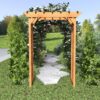 Arbor, Wedding Arch For Ceremony, Trellis For Plant Climbing, Christmas Decor Pergola For Garden Backyard - Yellow - Image 17