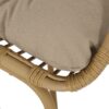 Outdoor Accent Chair With Basket Shape - Light Brown - Image 10