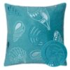 Seashells Pillow Cover - Light Blue - Image 8