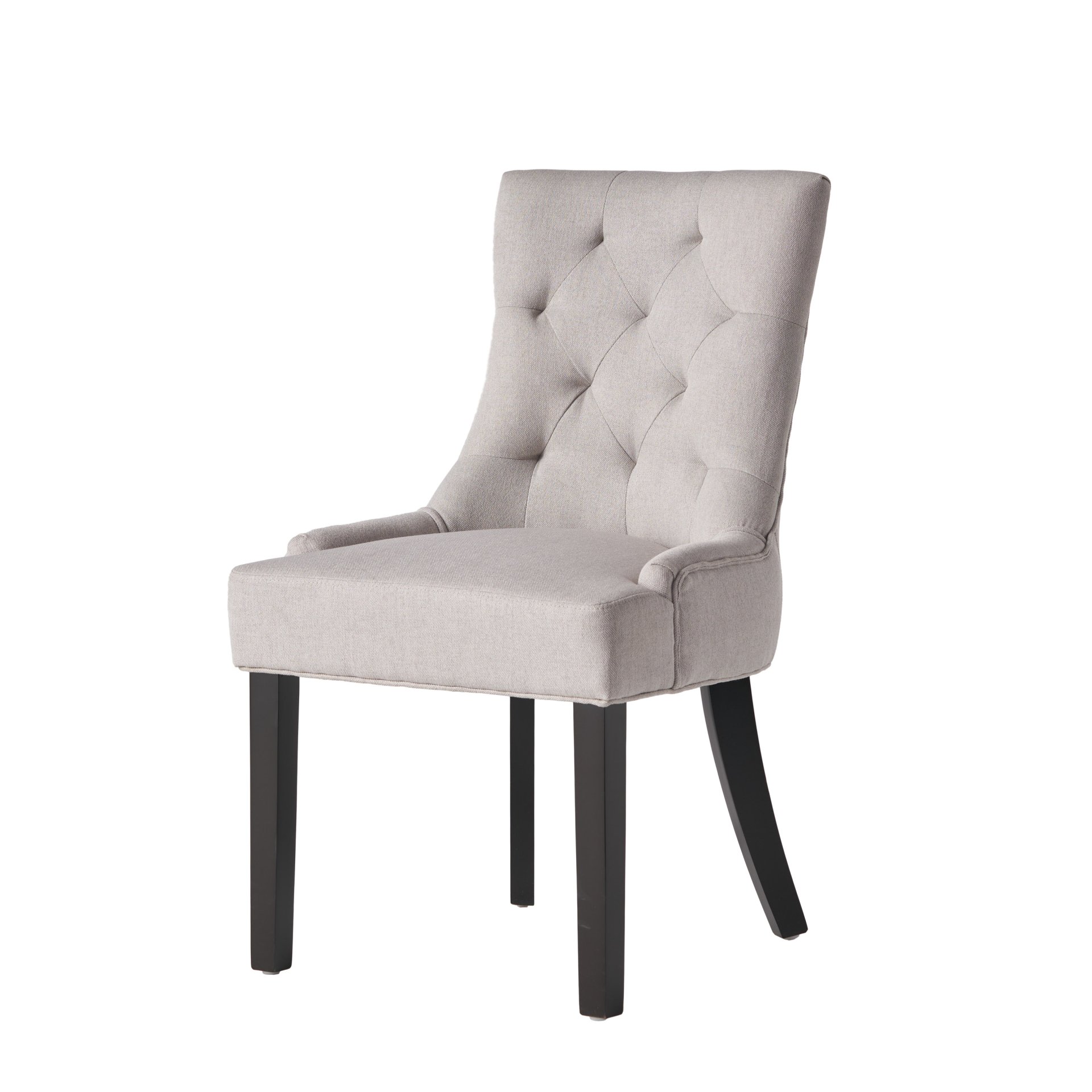 Cheney - Dining Chair With Sloped Arms And Diamond Tufting (Set of 2) - Light Gray - Image 10