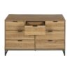 Modern 7 Drawer Dresser Cabinet - Walnut - Image 11