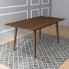 Levi - Modern Rectangular Dining Kitchen Table - Brown - Image 11