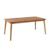 Dining Table 8 Person Outdoor Table, Farmhouse Furniture For Patio, Garden, Backyard - Teak - Image 7