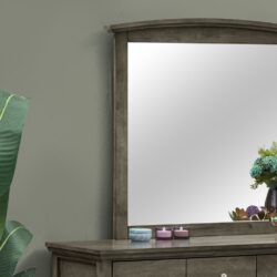 Elegant Wall Mirror - Gray