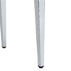 (Set of 4) Backrest Chairs With Silver Metal Legs The Perfect Combination, Suitable For Minimalist And Modern Home Styles - White / Silver - Image 14