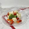 Designer Swirl Plastic Dessert Plates (Set of 4) Crystal Clear Bpa Free Dishwasher Safe 9" - Clear - Image 4