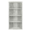 Bookshelf, Bookcase, Etagere, 5 Tier, For Office, Contemporary & Modern - Gray - Image 2