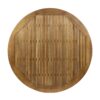Stamford - Modern Acacia Wood Dining Table With Straight Leg Base - Teak - Image 8