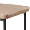 Dining Chairs Living Room Chair Modern Kitchen Armless Side Chair With Metal Legs (Set of 4) - Beige - Image 13