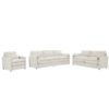 Cozy Upholstered Sofa Set Oversized Comfy Cloud Sofa Double Cushion Sofa Group Plush Cushion Sofa Couch For Living Room - Beige - Image 14