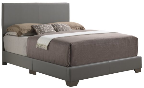 Aaron - Full Bed - Light Gray