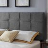 King / California King Sized Headboard - Charcoal Gray - Image 7