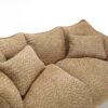 Comfortable Dual Beanbag Chair With High Resilience Foam Core For 2 People In Coffee - Coffee - Image 22