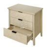 3 Drawer Cabinet, American Furniture, Suitable For Bedroom, Living Room, Study - Natural - Image 5