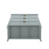 3 Drawer Cabinet, American Furniture, Suitable For Bedroom, Living Room, Study - Light Gray - Image 19