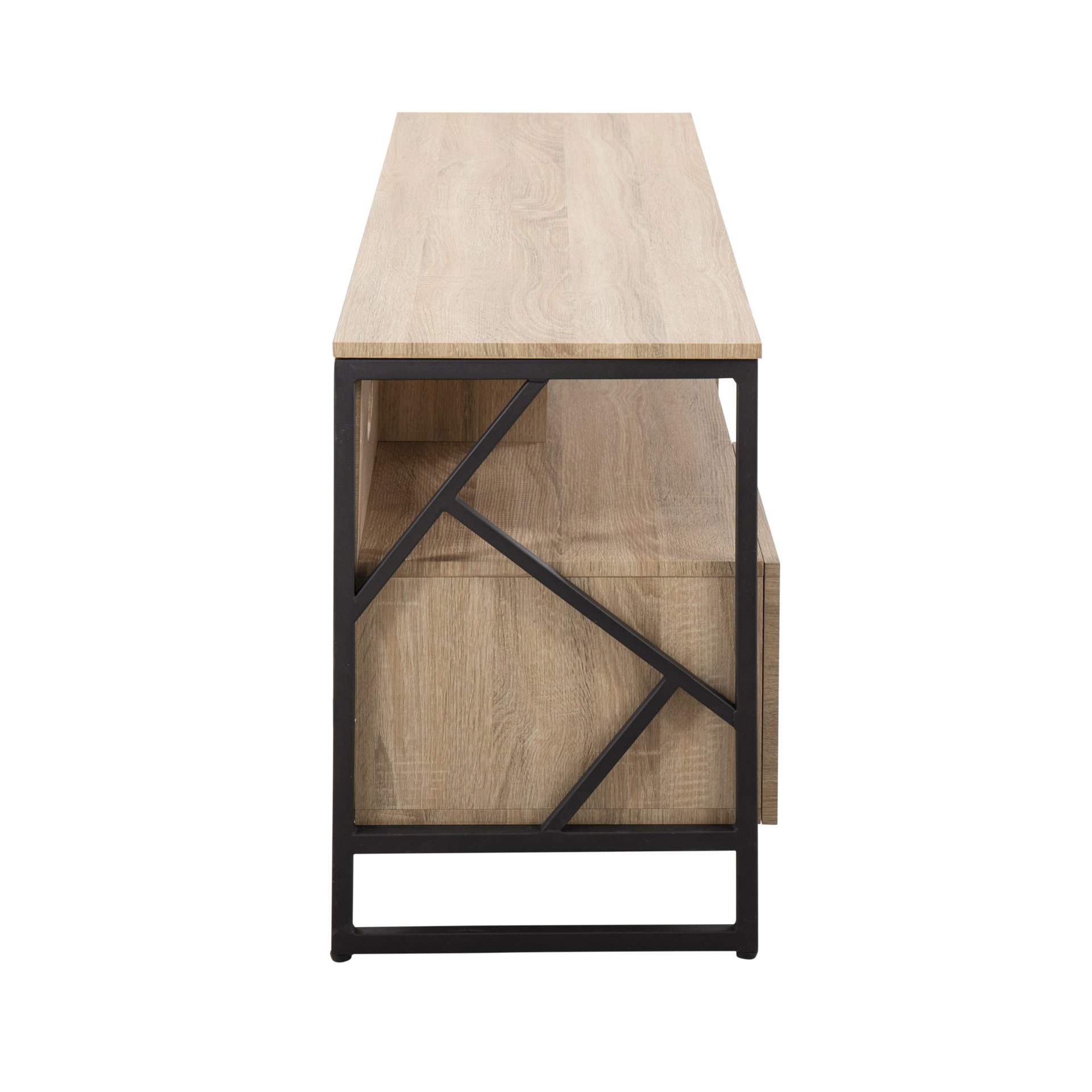Folia - Contemporary TV Stand - Natural / Black - Image 3