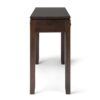 Cosmopolitan - Wide Console Sofa Table - Mahogany Brown - Image 3