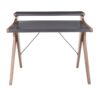 Archer - Contemporary Desk - Walnut / Gray - Image 5