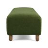 Elegant Ottoman With Comfortable Cushion And High Quality Upholstery - Dark Green - Image 4