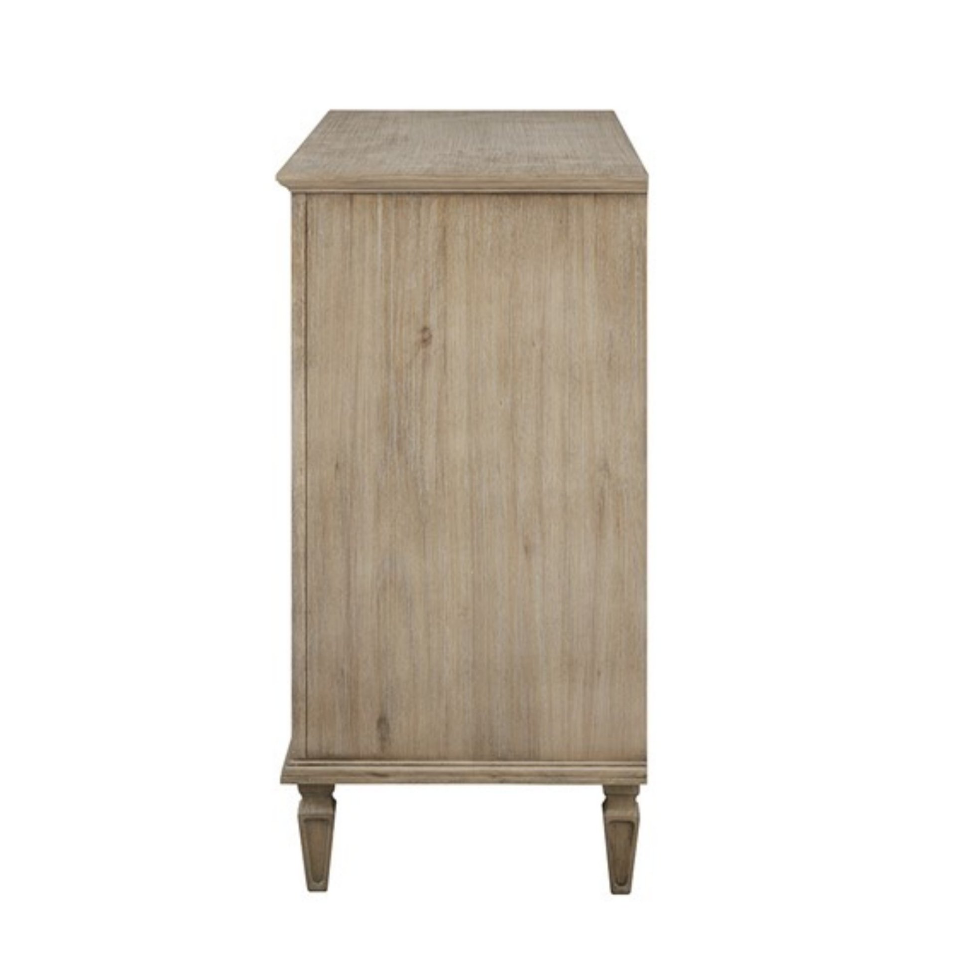 French Inspired Small Dresser - Wire Brushed Light Natural - Image 5