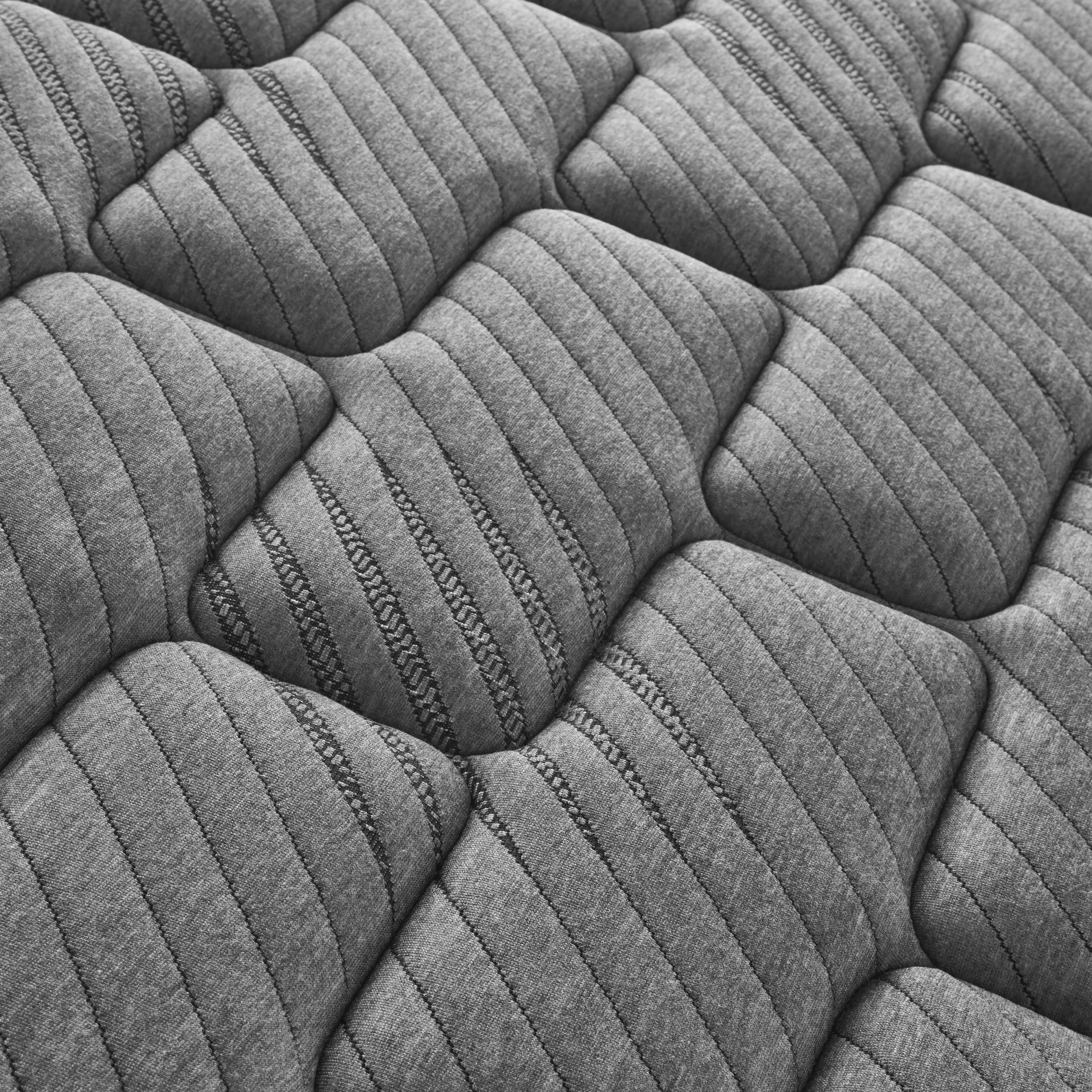 13" Queen Quilted Hybrid Mattress, Firm - Gray - Image 5