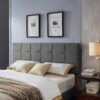 King / California King Sized Headboard - Charcoal Gray - Image 6