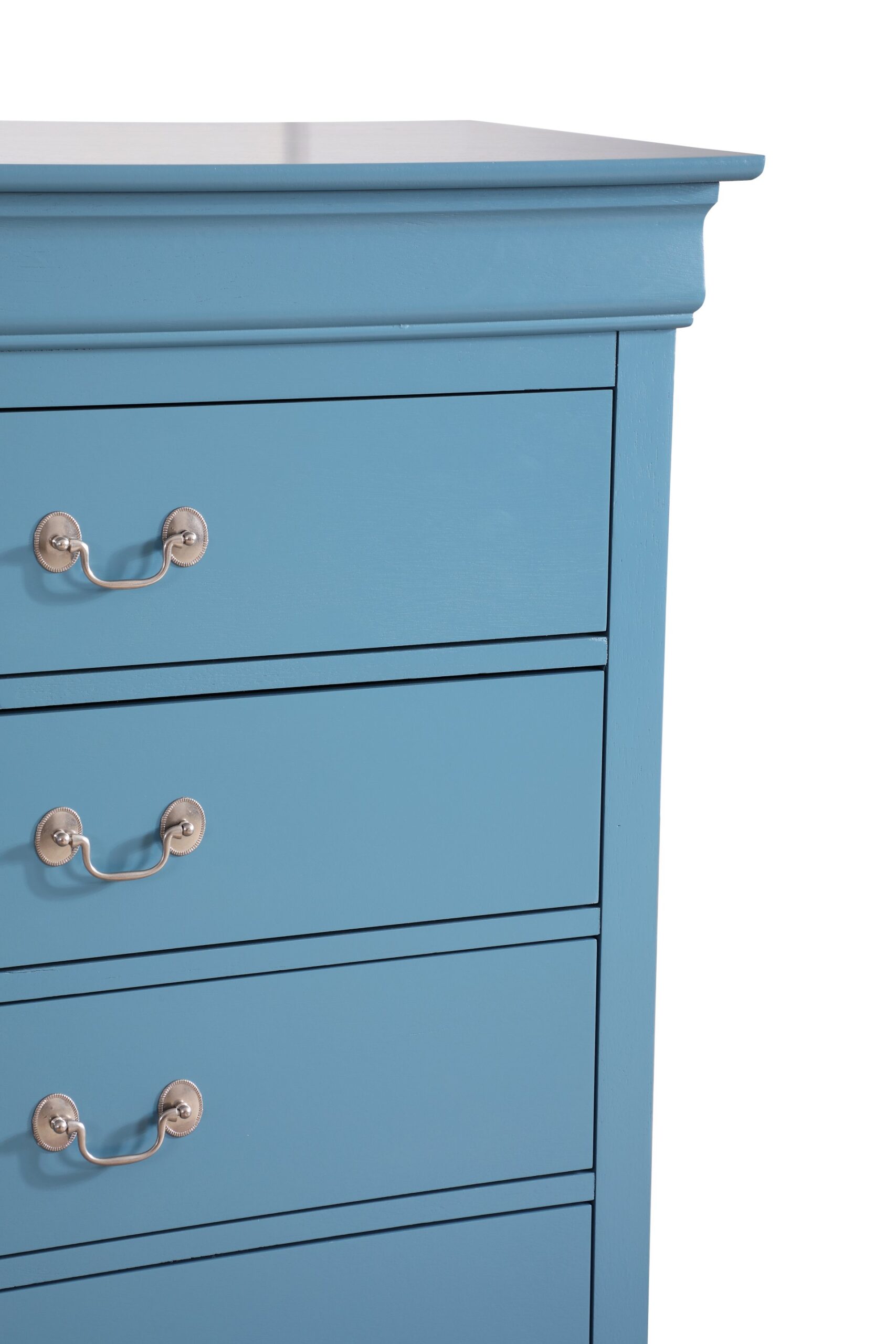 Traditional Style Storage Chest - Teal - Image 2