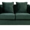 Bayberry - Velvet Loveseat With 2 Pillows - Green - Image 2