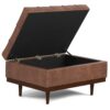 Mariah - Coffee Table Storage Ottoman - Brown - Image 2